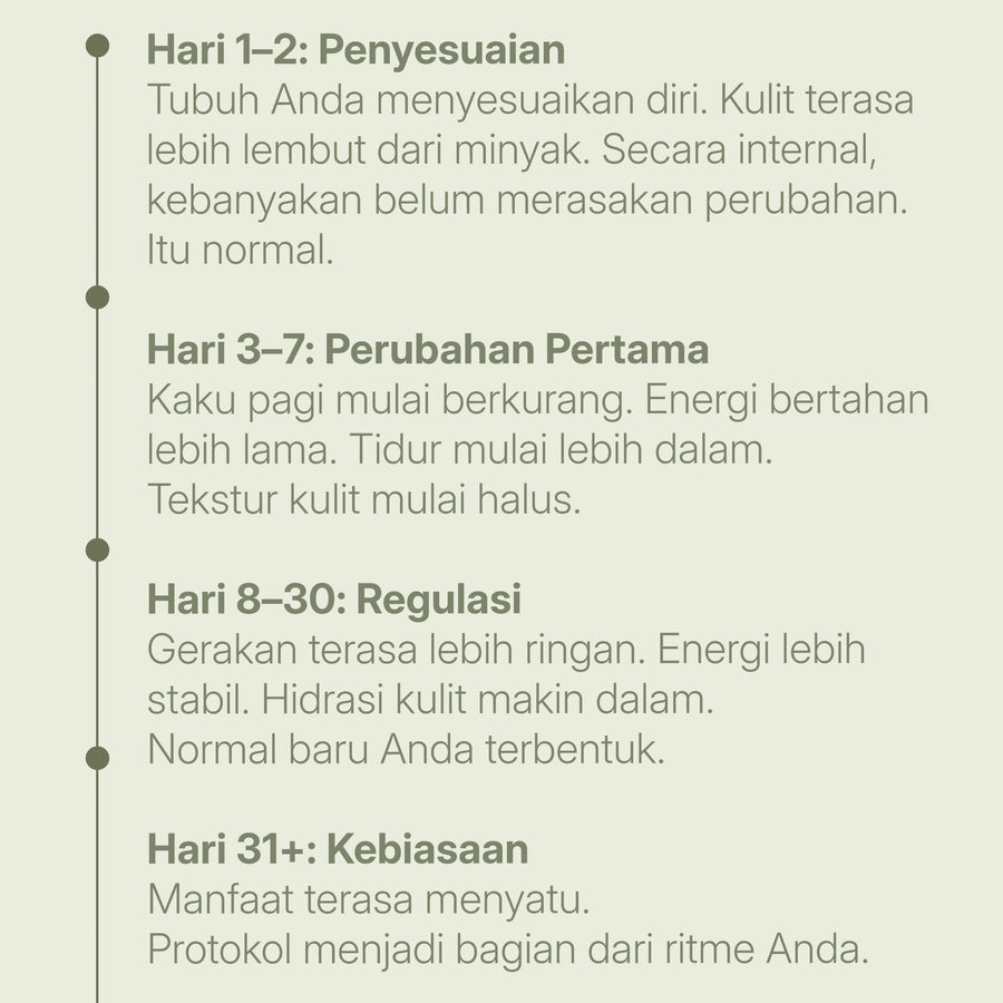 Linimasa manfaat harian Treelogy