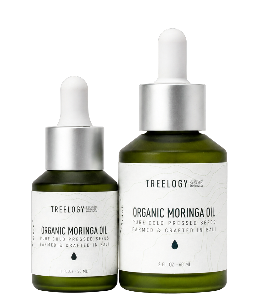Organic Moringa Cold-Pressed Seed Oil ukuran 30ml dan 60ml