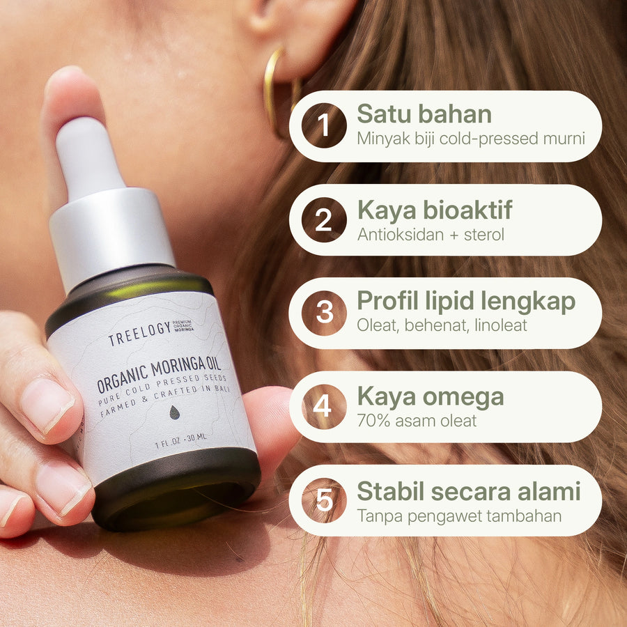 Organic Moringa Oil cold-pressed